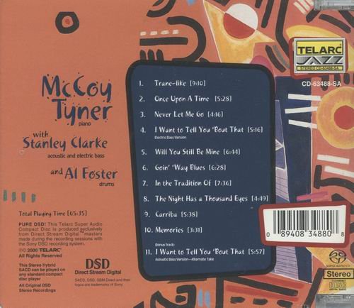 McCoy Tyner - McCoy Tyner with Stanley Clarke and Al Foster (2000) Flac+320 kbps