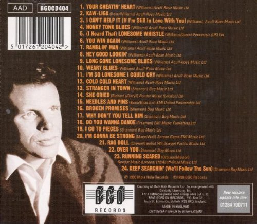 Del Shannon - Sings Hank Williams / 1661 Seconds (1998)