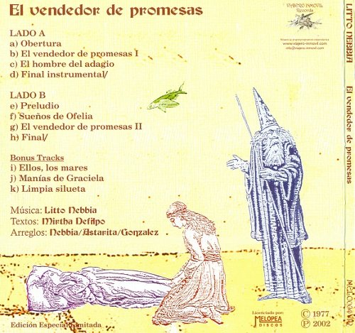 Litto Nebbia - El Vendedor De Promesas (Reissue, Remastered) (1977/2002)