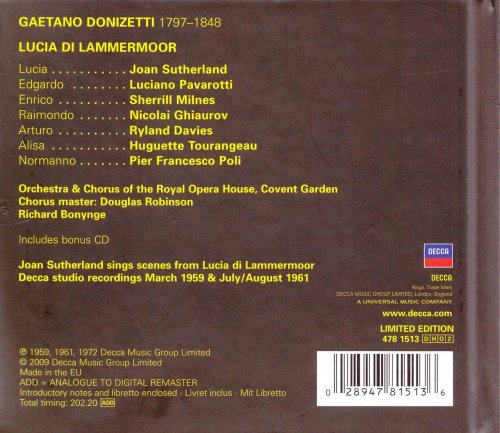 Richard Bonynge - Donizetti: Lucia Di Lammermoor (1972) [2009]