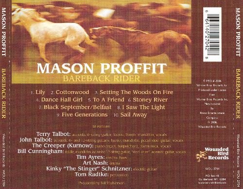 Mason Proffit - Bareback Rider (Reissue) (1973/2006)