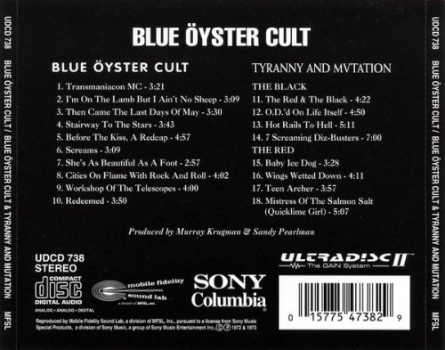 Blue Oyster Cult - Blue Oyster Cult / Tyranny and Mutation (MFSL, 1999)