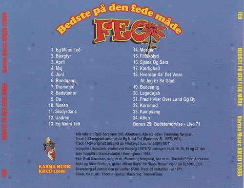 FEO - Bedste Pa Den Fede Made (1971-74/2008)