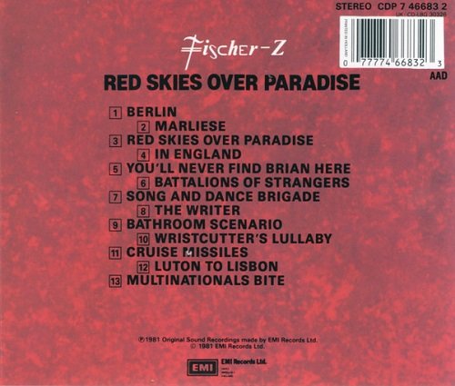 Fischer-Z - Red Skies Over Paradise (Reissue) (1981/2006)