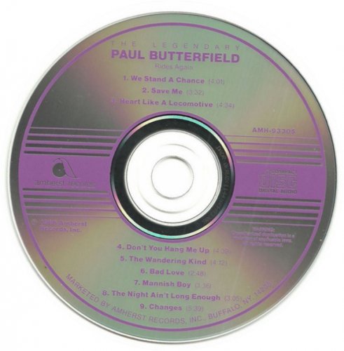 Paul Butterfield - The Legendary Paul Butterfield Rides Again (1986)