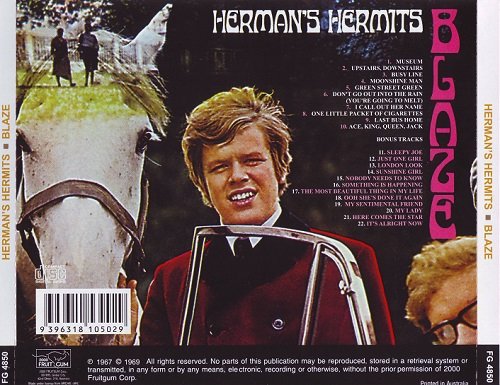 Herman`s Hermits - Blaze (Reissue) (1967/2000)