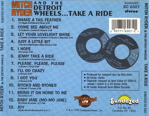 Mitch Ryder & The Detroit Wheels - Take A Ride... (Reissue) (1966/1993)