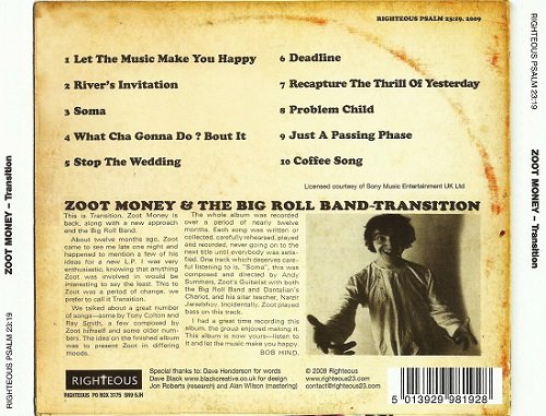 Zoot Money - Transition (Reissue) (1968/2009)