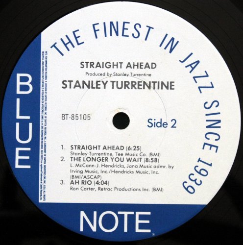 Stanley Turrentine - Straight Ahead (1985) LP
