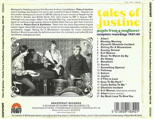 Tales Of Justine – Petals From A Sunflower (Reissue) (1967-69/2016)