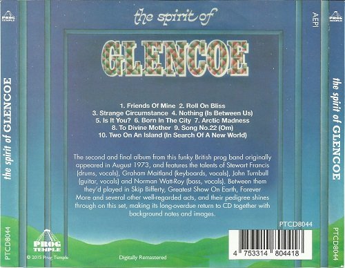 Glencoe - The Spirit Of Glencoe (Reissue, Remastered) (1973/2015)