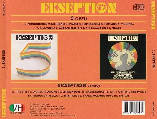 Ekseption - 5 / Ekseption (Reissue) (1969-72/2004)