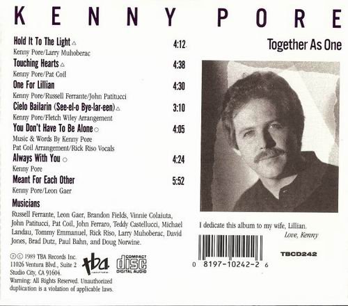 Kenny Pore - Toghether As One (1989)
