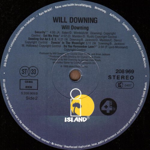 Will Downing ‎- Will Downing (1988) LP