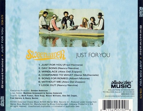 Sweetwater - Just For You (Reissue) (1970/2005)
