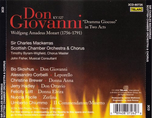 Scottish Chamber Chorus, Sir Charles Mackerras - Mozart: Don Giovanni KV. 527 (2008)
