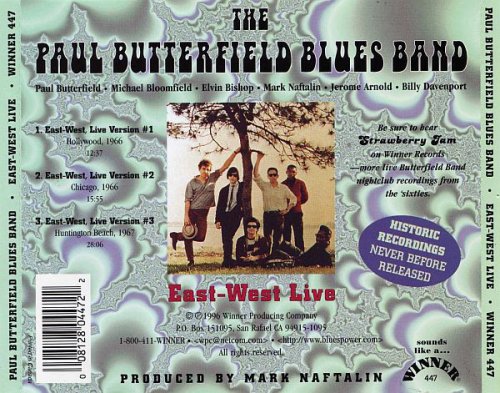 The Paul Butterfield Blues Band - East-West Live (1996)