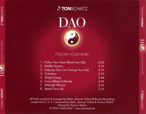 Thomas Widrat, Tonschatz ‎– DAO - Follow Your Heart (2018)