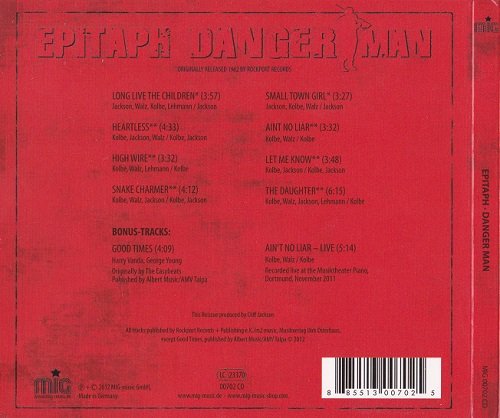 Epitaph - Danger Man (Reissue) (1982/2012)