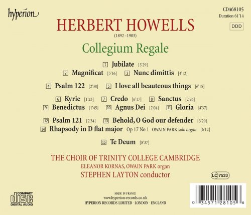 Stephen Layton & Cambridge Trinity College Choir - Herbert Howells: Requiem (2012)