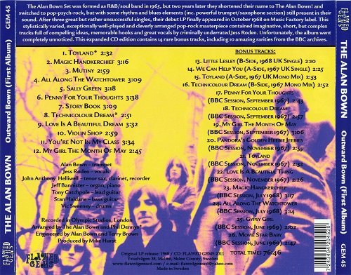 The Alan Bown - Outward Bown (First Album) (Reissue, Remastered) (1968/2011)
