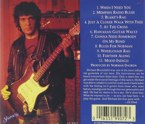 Michael Bloomfield - Blues, Gospel and Ragtime Guitar Instrumentals (1993)