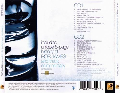 Bob James - The Essential Collection 24 Smooth Jazz Classics (2002) CD Rip