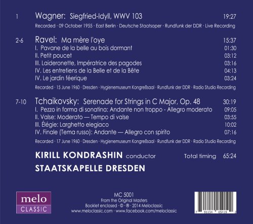 Kirill Kondrashin - Conducts Wagner, Ravel and Tchaikovsky (2014)