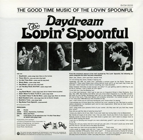 The Lovin' Spoonful - Daydream (Japan Remastered) (1966/2008)