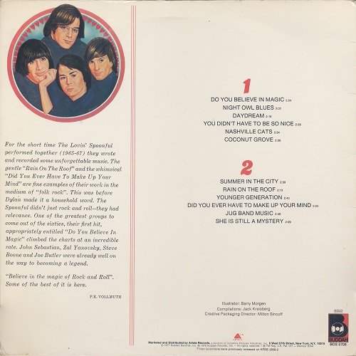 The Lovin' Spoonful - The Best Of The Lovin' Spoonful (1977) Vinyl