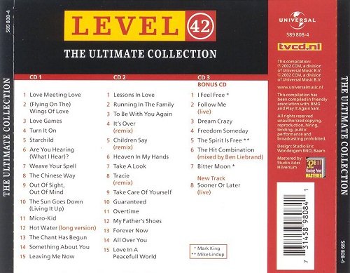 Level 42 - The Ultimate Collection (Remastered) (2003)