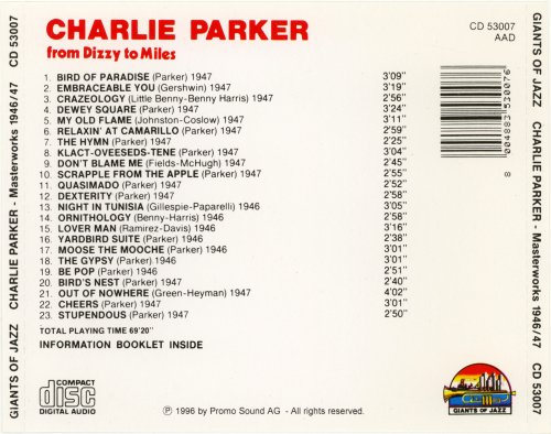 Charlie Parker - Masterworks 1946-1947 (1996)