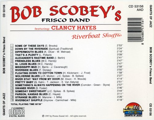 Bob Scobey's Frisco Band - Riverboat Shuffle (1950-1958) (1997)