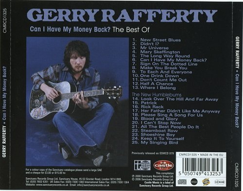 Gerry Rafferty / The New Humblebums - Can I Have My Money Back? The Best Of (Reissue) (1971/2006)