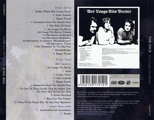 The Nice - Ars Longa Vita Brevis (Remastered & Expanded) (1968/2003)