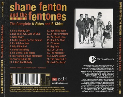 Shane Fenton & The Fentones - The Complete A-Sides And B-Sides (Remastered) (2003)