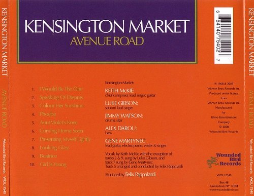 Kensington Market - Avenue Road (Reissue, Remastered) (1968/2008