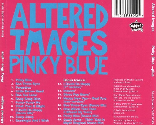 Altered Images - Pinky Blue ...Plus (Reissue) (1982/2004)