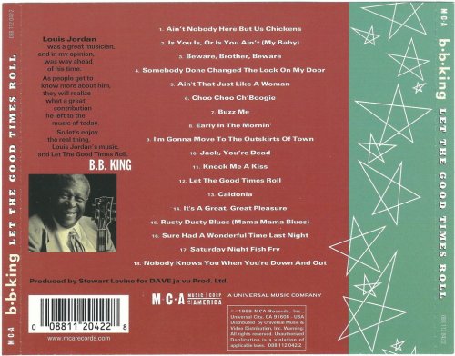 B.B. King - Let the Good Times Roll: The Music of Louis Jordan (1999)