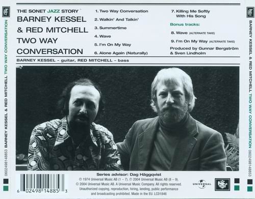 Barney Kessel & Red Mitchell - Two Way Conversation (1973) CD Rip