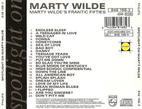 Marty Wilde - Marty Wilde's Frantic Fifties (1991)