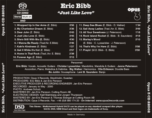 Eric Bibb - Just Like Love (2000)