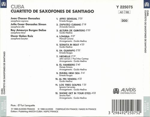 Cuarteto De Saxofones De Santiago - Cuba (1998)