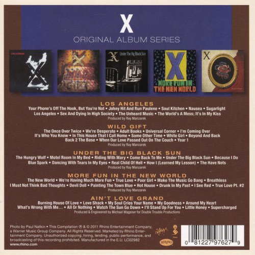 X - Original Album Series (5CD Box Set) (2011)