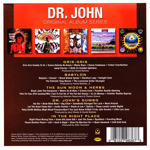 Dr. John - Original Album Series (5CD Box Set) (2009) CD-Rip