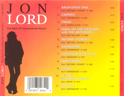 Jon Lord - The Best Of Instrumental Works (1996)