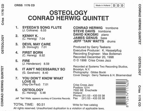 Conrad Herwig Quintet - Osteology (1998)