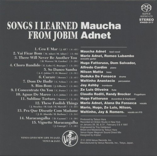 Maucha Adnet - Songs I Learned From Jobim (1997) [2018 SACD]