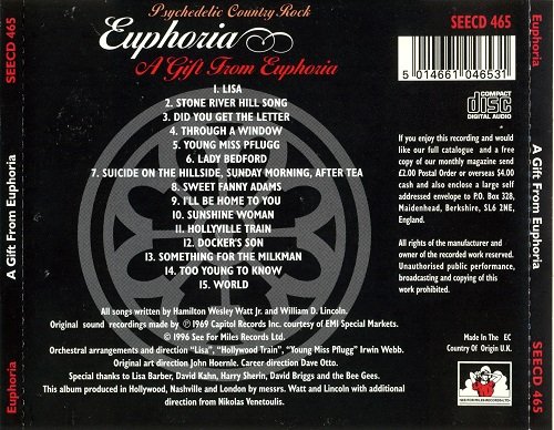 Euphoria - A Gift From Euphoria (Reissue) (1969/1996)