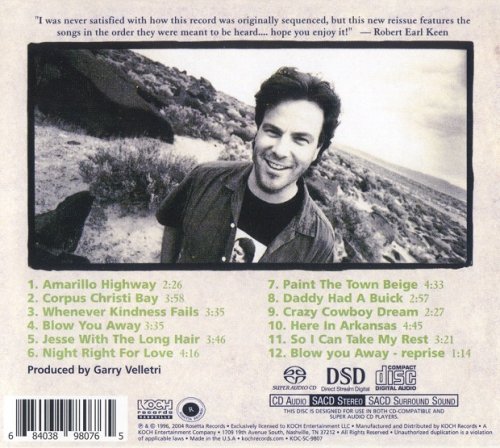 Robert Earl Keen Jr. - A Bigger Piece Of Sky (1993) [2004 SACD]